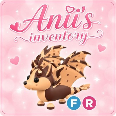   CHOCOLATE CHIP BAT DRAGON FLY RIDE ADOPT ME PET LEGENDARY MID TIER HIGH TIER
