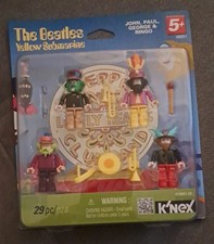 K'Nex The Beatles Yellow Submarine Buildable Figures Brand New In Sealed