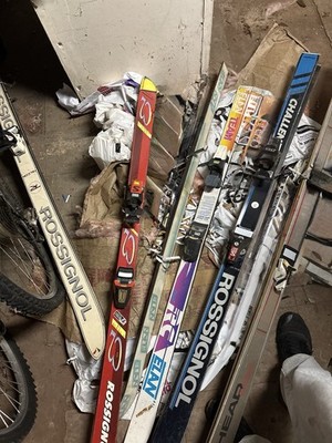 Multiple Sets Of Skis