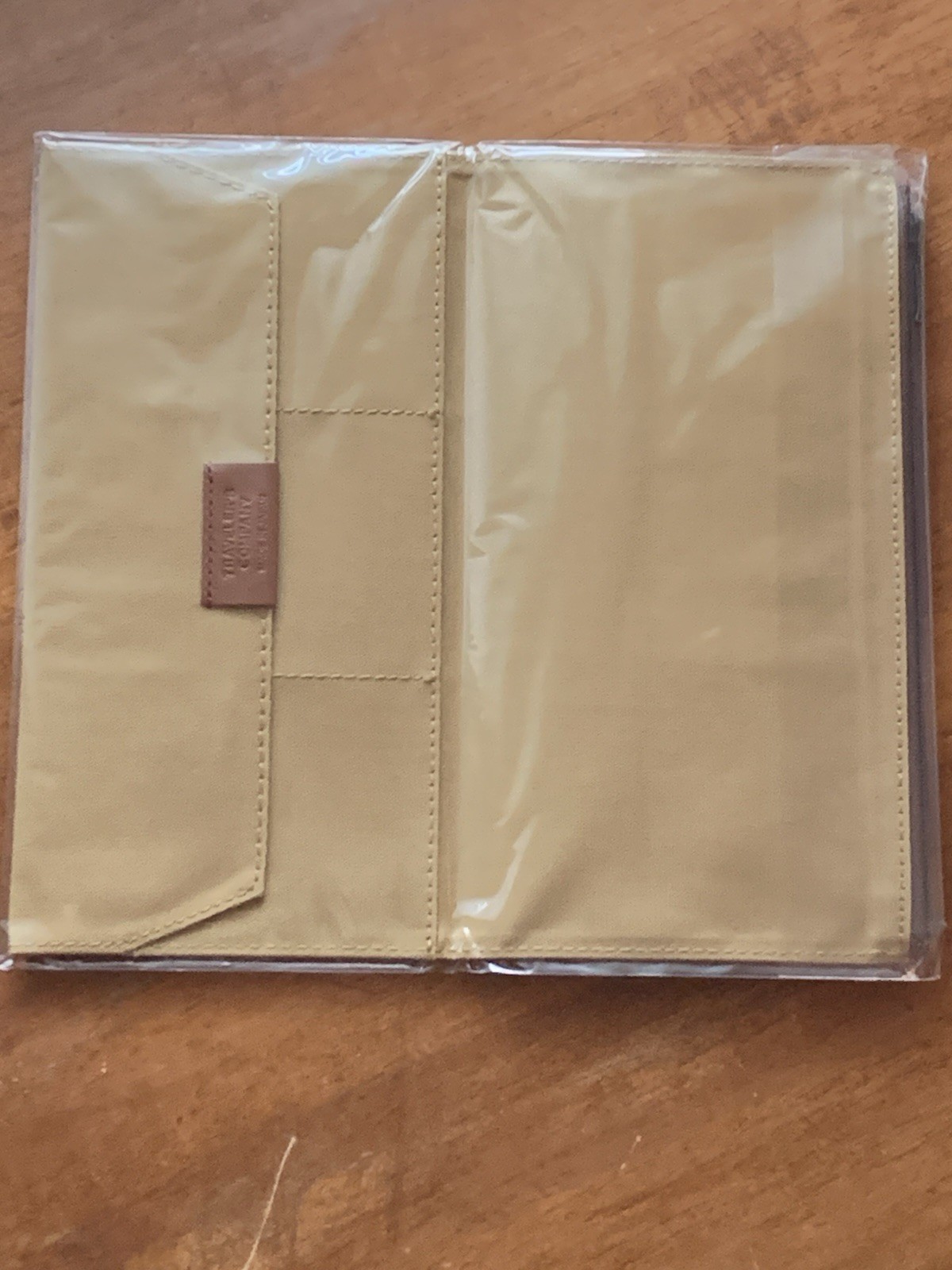 Traveler's Company Notebook Cotton Zipper Case Regular Size Beige