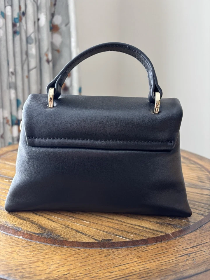 Bolso sin asas Ted Baker de cuero negro nuevo con etiquetas Foto 2 de 4