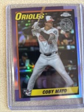 2025 Topps Chrome Logofractor Edition - 1990 Topps Coby Mayo #90CB-17 (RC)