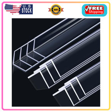 Sasylvia 10pcs Corner Protector Guards 3/4 x 48in Clear Wall Trim Anti Scratch