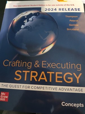 Crafting & Executing Strategy International Student Edition ISBN 1266849793