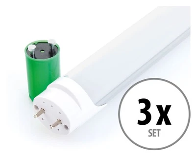 3x Tube Néon DEL Fluorescent 150cm T8 24W Lumière Ampoules à économie d'énergie - Photo 1/4