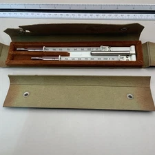 Weksler Instruments Pocket Style Sling Psychrometer in Leather Case & Table