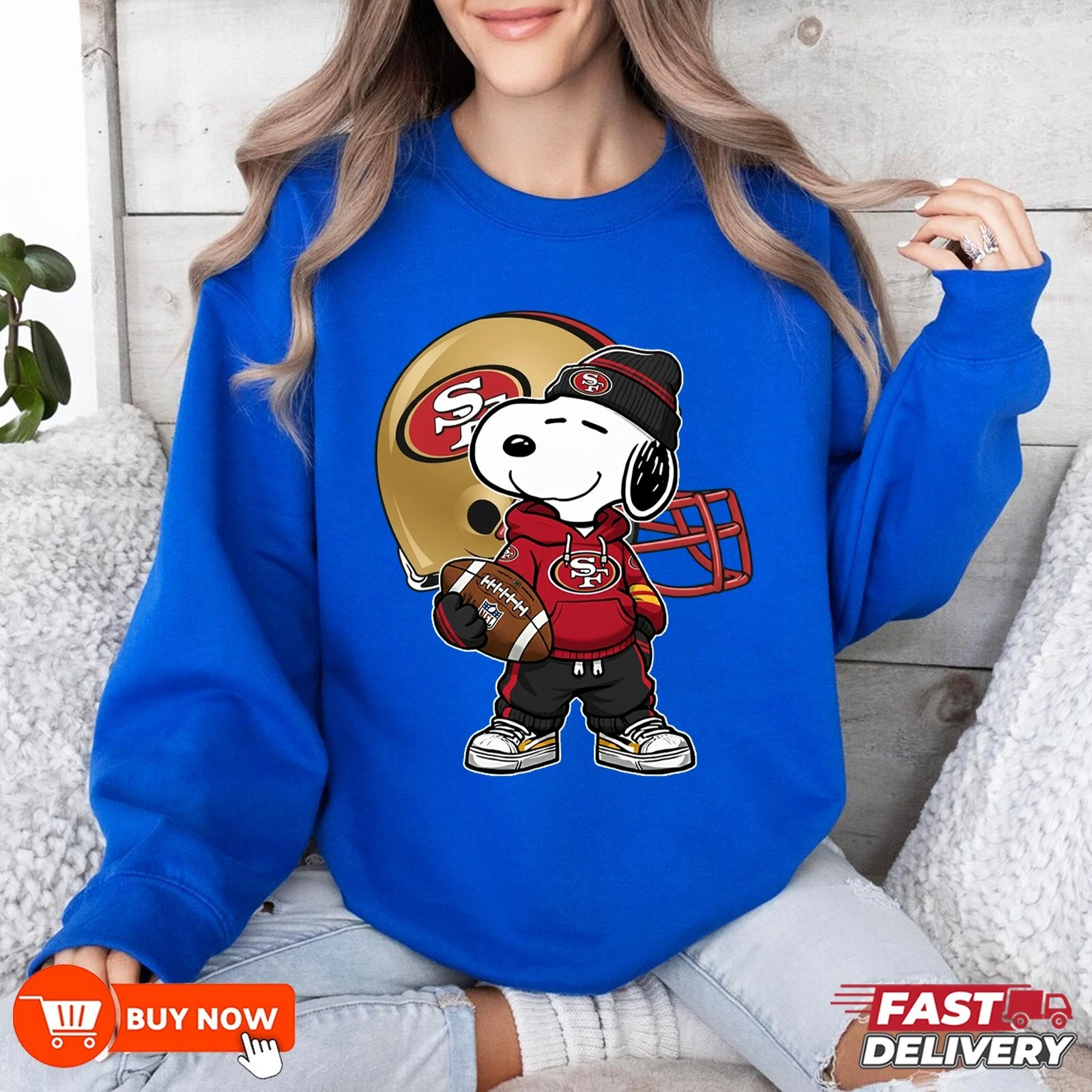 San Francisco 49ers Football Sweatshirt
