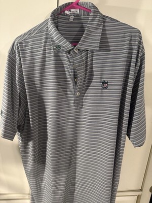 Scotty Cameron x Peter Millar Golf Polo Shirt Stripe Summer Comfort Circle T
