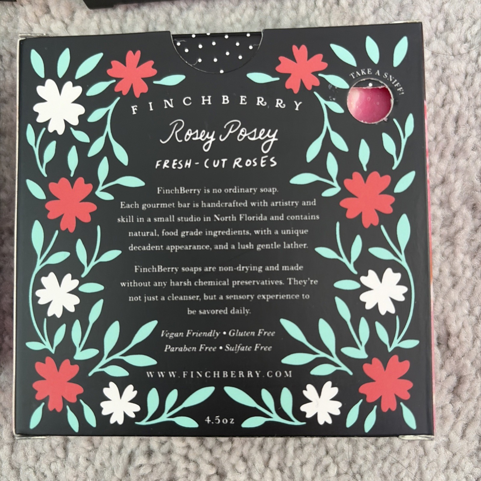 FINCHBERRY Set Of Six Different Fragrances Soap Gourmet Handcrafted Soap