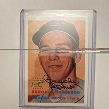 Topps 2006 Team Topps Legends Autographs Brooks Robinson Orioles Auto #TT-BR