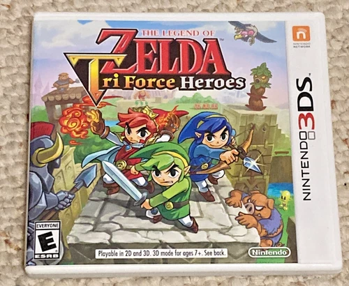 New ListingLegend of Zelda: Tri Force Heroes (Nintendo 3DS, 2015) Complete in Box Tested VG