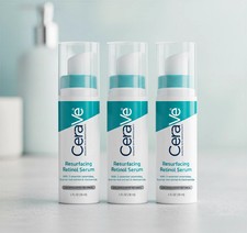 3X CeraVe Resurfacing Retinol Serum 30ml Gentle Retinol Treatment for Clear skin