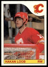 1985-86 O-Pee-Chee #184 Hakan Loob Calgary Flames