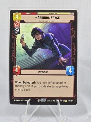 Arihnda Pryce - On the Road to Power (136/264) - Near Mint Star Wars: Unlimited