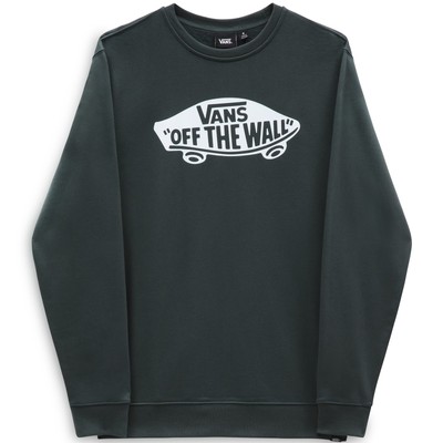Vans Herren Classic Off The Wall Rundhals Pullover Sweatshirt Oberteil - Grün - S