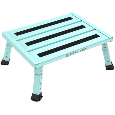 Multi-Purpose Adjustable Step Stool for RVs & Home - 1000 lb Capacity Foldable