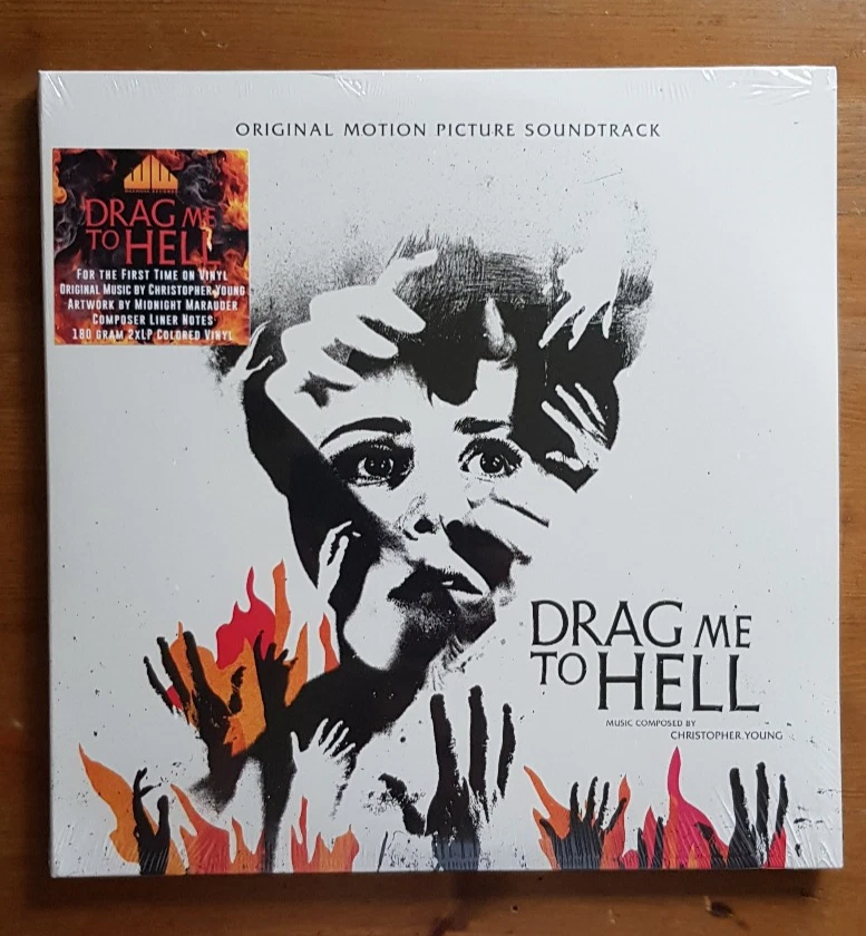 Drag Me To Hell 2 x LP "Hell-Fire Colored Vinyl" Soundtrack Waxwork Records NEU - Bild 3 von 4