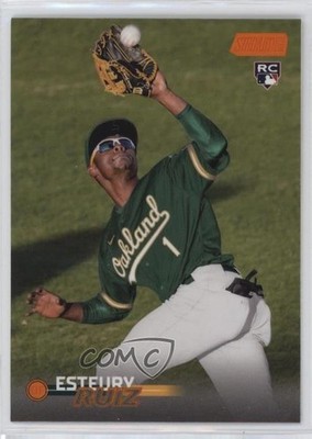2023 Topps Stadium Club Orange Foil 189/199 Esteury Ruiz #247 Rookie RC qf6
