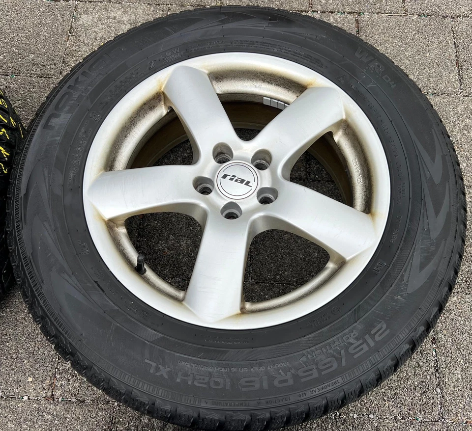 4 ALU WINTERRÄDER SUBARU OUTBACK BM/BR FORESTER SH 215/65R16 102H 2019 FREIHAUS - Bild 3 von 4