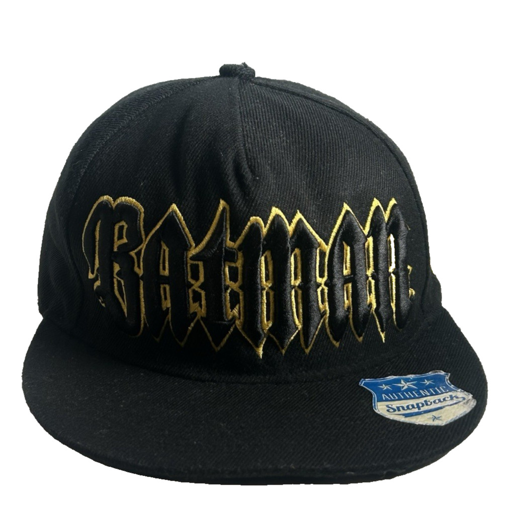 Batman Hat Cap Snapback DC Comics Embroiderd Spel… - image 1