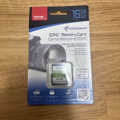 Toshiba SDHC Memory Card 16 GB 40 MB High Resolution Digital Photography Camera