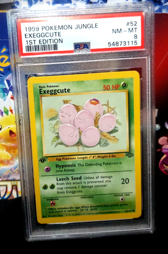 Exeggcute (1st Edition) graded PSA 8 for sale on eBay