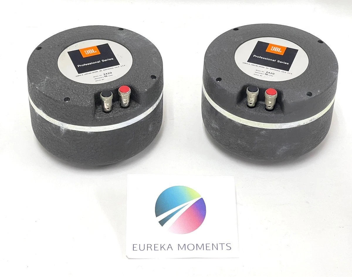 JBL 2420　ドライバー ２個 JBL 2420 オーバーホール・再着磁済み ペア（整備済み品販売）- SOLD