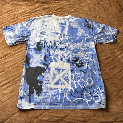 Vintage Air Jordan Playground AOP T-Shirt XL All Over Print 2005 20th Anniv