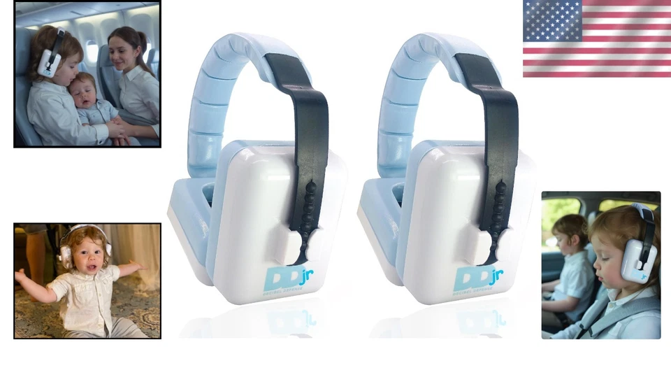 Protección auditiva para bebés y niños pequeños - Azul - Paquete de 2 Foto 2 de 4