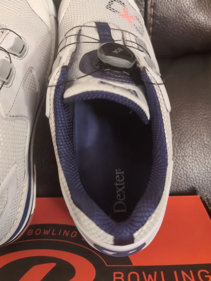 ZAPATOS DE BOLOS PARA HOMBRE DEXTER SST 8 POWER FRAME BOA GRIS ExJ EJ TACKETT TALLA 10 Foto 4 de 4