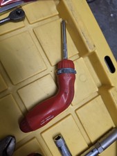 Snap On Tools USA 1/4 Drive Pistol Grip Ratcheting Driver Red Hard Handle TMRE4
