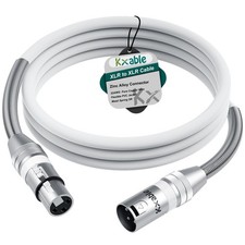 XLR Microphone Cable 6 FT, XLR Male to Female Balanced Mic Cable, 3Pin Shield...