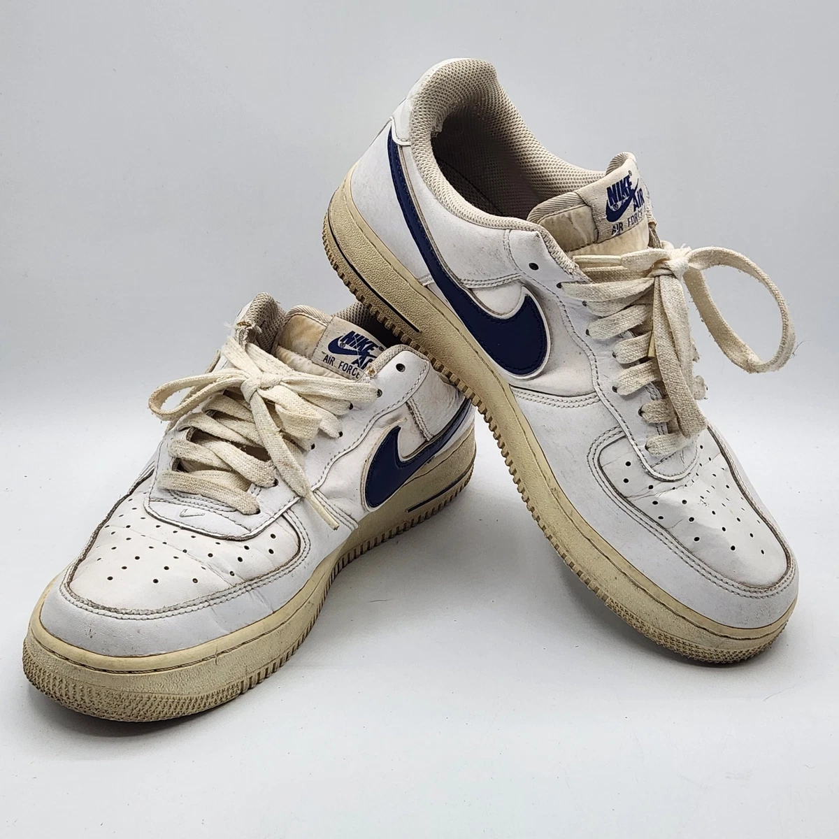 Nike Air Force 1 '07 White Collegiate Navy for Sale | Authenticity