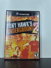 Tony Hawk's Underground 2 (Nintendo GameCube, 2004) Black Label NO MANUAL