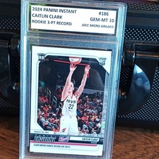 Panini 2024-25 Instant WNBA Caitlin Clark Rookie 3-PT Record #186 JDCC 10