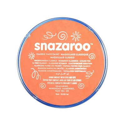 Snazaroo Schminkfarbe Aprikose 18 ml Kinderschminke Water Make-up Aqua