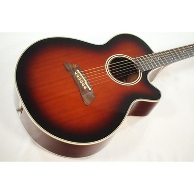 Elektrische Akustikgitarre Takamine Sunburst mit Softcase