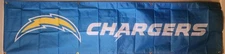 Los Angeles Chargers NFL Huge 2x8 Foot Banner Flag With Metal Grommets