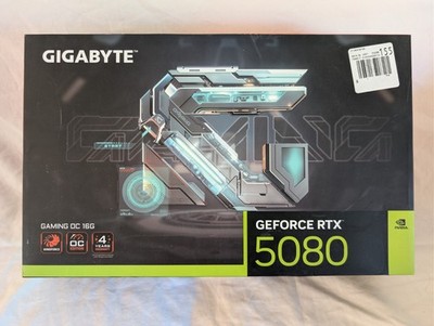 GIGABYTE GeForce RTX 5080 GAMING OC 16G GDDR7 Graphics Card