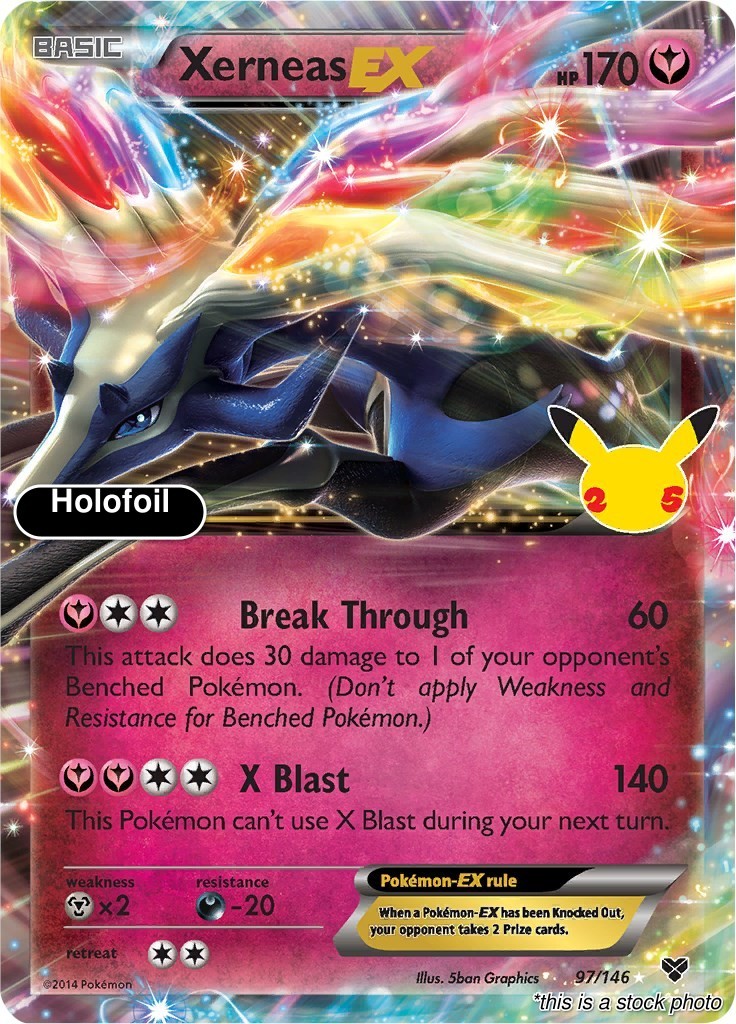 Xerneas EX Holofoil Classic Collection CCC 97/146 NM