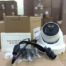 8MP 4K Hikvision Compatible Security IP Camera ColorVu Built-in Mic POE H.265+