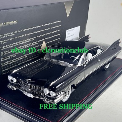 1/18 GLM Stamp 1959 Cadillac Coupe de Ville Black STM1959604 G | eBay