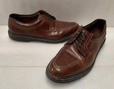 Allen Edmonds Wilbert Mens Size 10 C Split Toe Derby Dress Shoes Brown 1951