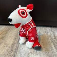 Target Bullseye Racing Driver Dog Nascar F1 Plushie Collectible - FLAWS