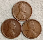 1916S 1916D 1916 - 3 VG Lincoln Wheat Cents - Year Set - *SEE DESC* Lot D