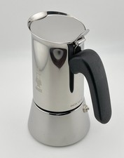 Bialetti Venus Estufa de Inducción de Acero Inoxidable Cafetera de 4 Tazas Sin Caja