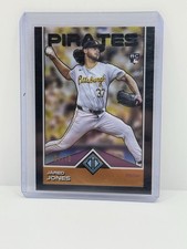2024 Topps Transcendent Icons Jared Jones Black Refractor #4/10 Pirates RC