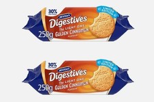 McVitie's Digestives The Light One Golden Cinnamon Biscuits  PACK OF 2 new arivl
