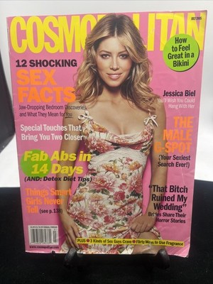 JESSICA BIEL July 2005 COSMOPOLITAN Magazine Vintage