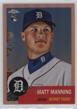 2022 Chrome Platinum Anniversary Rose Gold Refractor 19/75 Matt Manning 1bg9
